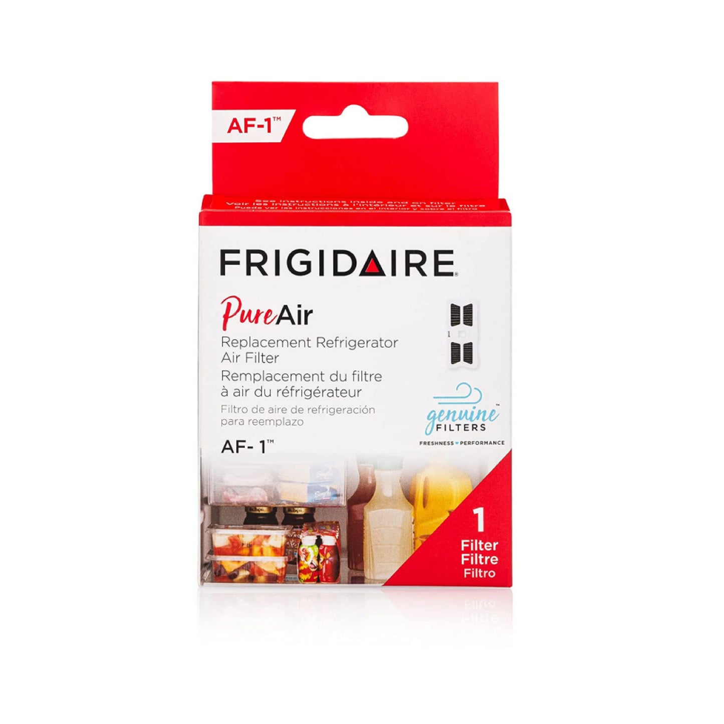Frigidaire FRGPAAF1 PureAir Refrigerator Air Filter Replacement 1 Pack