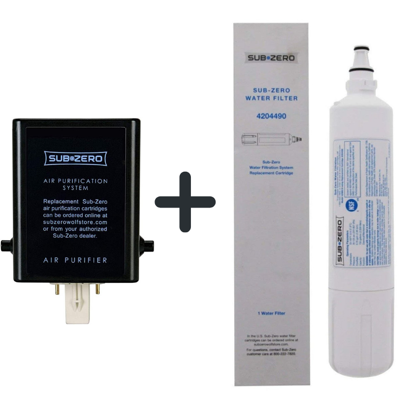 Sub Zero 4204490 Water Filter & 7042798 Cartridge Combo