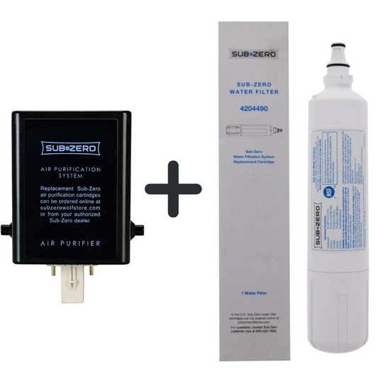 Sub Zero 4204490 Water Filter & 7042798 Cartridge Combo